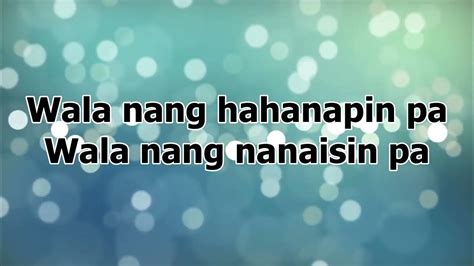 walang gentle gentle pag si rommel ay ginanahan|Sa Piling Niyo lyrics by Rommel Guevarra .